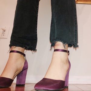Target (A New Day) burgundy mary jane pumps